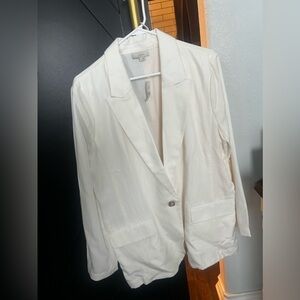 Loft Cream Blazer size 8 NWT